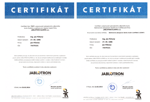 certifikáty-jablotron