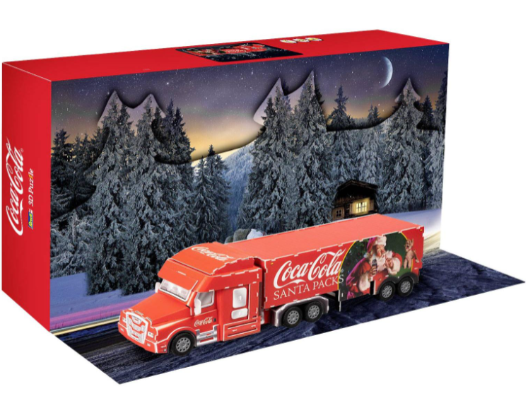 coca cola santa claus truck adventni kalendar
